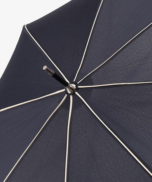 Afternoon Tea（アフタヌーンティー）の「バイカラージャンプ長傘 雨傘（長傘・レディース・グリーン/ネイビー/ホワイト・ONE SIZE）」の6枚目の写真