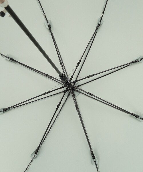 Afternoon Tea（アフタヌーンティー）の「バイカラージャンプ長傘 雨傘（長傘・レディース・グリーン/ネイビー/ホワイト・ONE SIZE）」の11枚目の写真