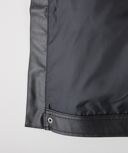 CIAOPANIC TYPY（チャオパニックティピー）の「【KIDS】フェイクレザーブルゾン（ブルゾン・キッズ・ブラック・M/XL/XXL）」の3枚目の写真