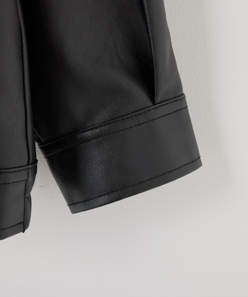 CIAOPANIC TYPY（チャオパニックティピー）の「【KIDS】フェイクレザーブルゾン（ブルゾン・キッズ・ブラック・M/XL/XXL）」の11枚目の写真