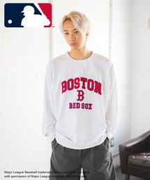 【MLB】ワッペンロゴプルオーバースウェット