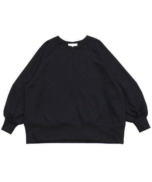 select MOCA(セレクトモカ)の「フロントジップ裏起毛プルオーバー(Tシャツ/カットソー・レディース・アイボリー/ブラック・FREE)」の14枚目の写真