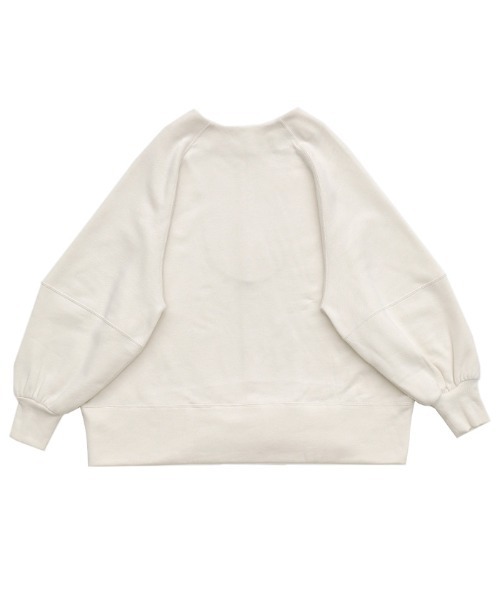 select MOCA(セレクトモカ)の「フロントジップ裏起毛プルオーバー(Tシャツ/カットソー・レディース・アイボリー/ブラック・FREE)」の15枚目の写真