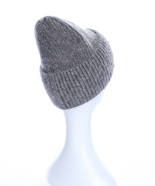 clear（クリア）の「ストーンモヘアニット帽（ニットキャップ/ビーニー・レディース・ブラック/グレー/アイボリー・F）」の7枚目の写真