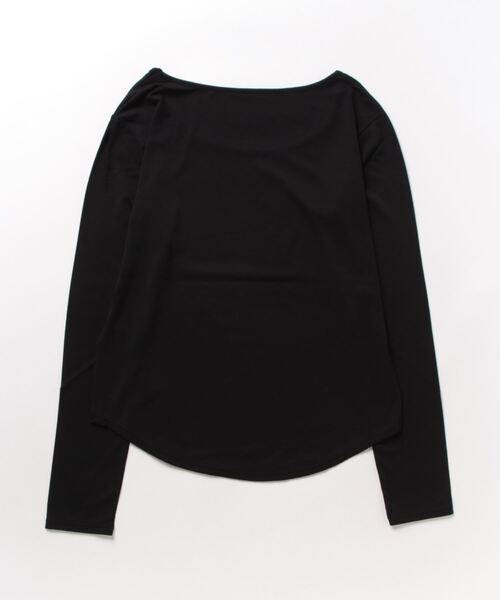 MAYSON GREY（メイソングレイ）の「スキンウェアUネックプルオーバー（Tシャツ/カットソー・レディース・ブラック/グレー・M）」の3枚目の写真