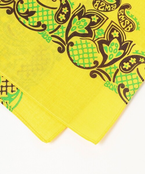 BEAMS BOY（ビームスボーイ）の「BEAMS BOY / イレギュラー カット バンダナ（バンダナ/スカーフ・レディース・ライトブルー/イエロー/レッド/ネイビー/オレンジ/オフホワイト・ONE SIZE）」の10枚目の写真