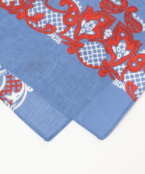 BEAMS BOY（ビームスボーイ）の「BEAMS BOY / イレギュラー カット バンダナ（バンダナ/スカーフ・レディース・ライトブルー/イエロー/レッド/ネイビー/オレンジ/オフホワイト・ONE SIZE）」の11枚目の写真