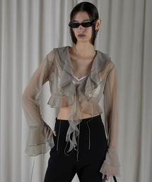 PRANK PROJECT | 【24SPRING PRE ORDER】ラッフルブラウス / Ruffled Blouse(Tシャツ/カットソー)