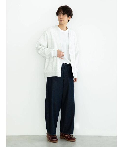 CRAFT STANDARD BOUTIQUE(クラフトスタンダードブティック)の「ケーブル柄カットカーディガン②(カーディガン/ボレロ・メンズ・オートミール・M/L)」の8枚目の写真
