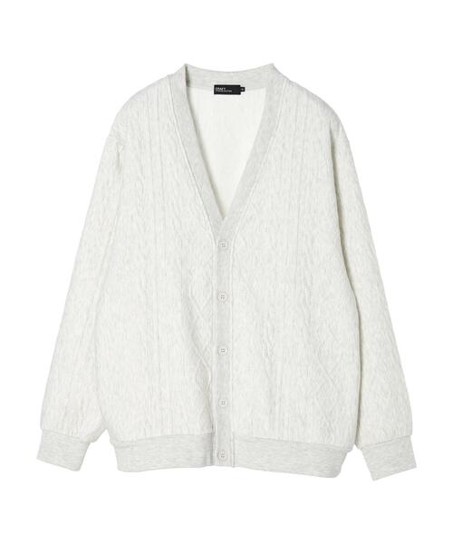 CRAFT STANDARD BOUTIQUE(クラフトスタンダードブティック)の「ケーブル柄カットカーディガン②(カーディガン/ボレロ・メンズ・オートミール・M/L)」の11枚目の写真