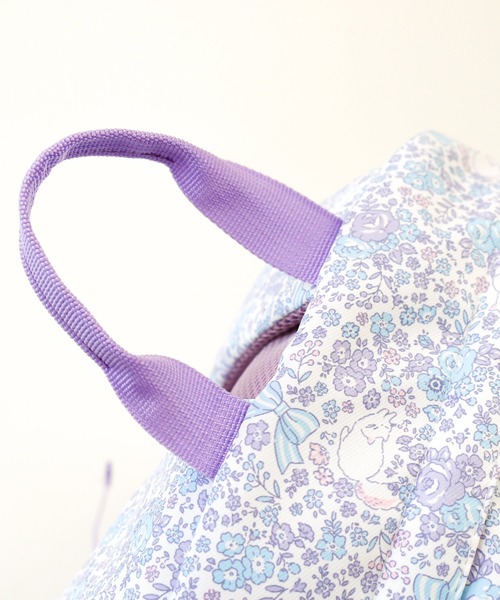 Catherine Cottage（キャサリンコテージ）の「ネコ柄リュックサック　キーホルダーセット（バックパック/リュック・キッズ・ブルー/ピンク/ベージュ/ライラック・FREE）」の11枚目の写真