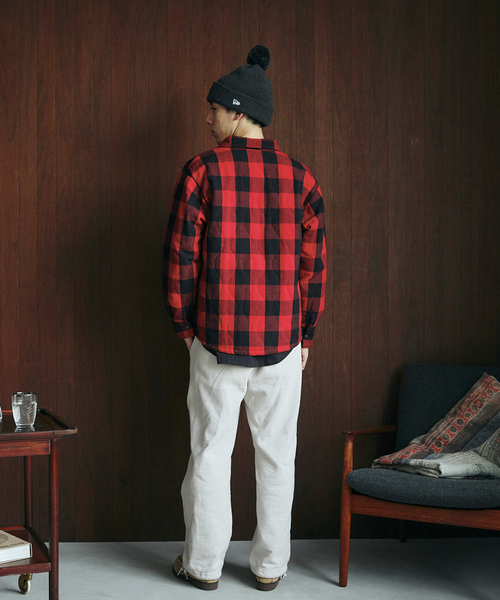 JOURNAL STANDARD relume（ジャーナルスタンダード　レリューム）の「【FROSTPROOF / フロストプルーフ】別注 PUFF シャツジャケット（その他アウター・メンズ・レッド/ブラック・LARGE/MEDIUM）」の10枚目の写真