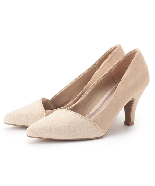 ESPERANZA(エスペランサ)の「配色ポインテッドパンプス 結婚式二次会 パーティー 24SS(パンプス・レディース・ブラック系/ホワイト×ピンク/ベージュ系・22.5cm/23.0cm/23.5cm/24.0cm/24.5cm)」の6枚目の写真