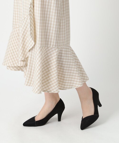 ESPERANZA(エスペランサ)の「配色ポインテッドパンプス 結婚式二次会 パーティー 24SS(パンプス・レディース・ブラック系/ホワイト×ピンク/ベージュ系・22.5cm/23.0cm/23.5cm/24.0cm/24.5cm)」の19枚目の写真