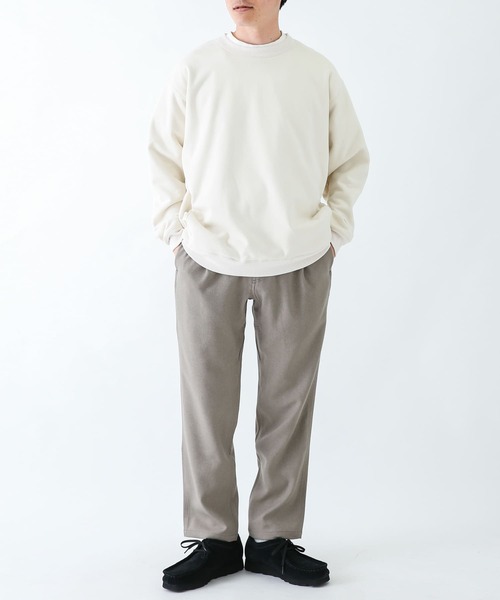 URBAN RESEARCH Sonny Label（アーバンリサーチサニーレーベル）の「フェイクスウェード裏起毛プルオーバー（スウェット・メンズ・アイボリー/ブラウン/チャコールグレー/ブルー・MEDIUM/LARGE）」の21枚目の写真