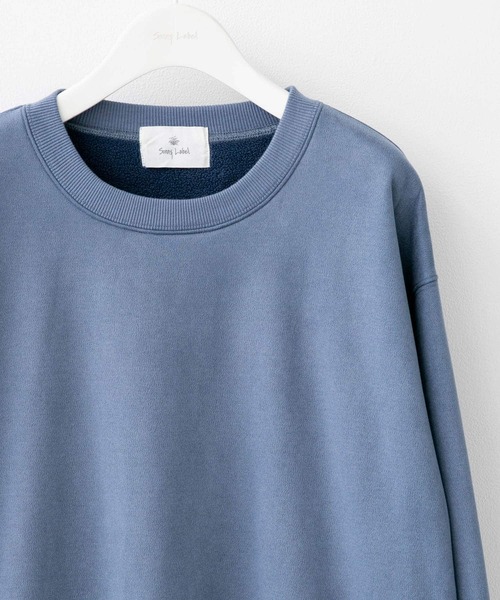 URBAN RESEARCH Sonny Label（アーバンリサーチサニーレーベル）の「フェイクスウェード裏起毛プルオーバー（スウェット・メンズ・アイボリー/ブラウン/チャコールグレー/ブルー・MEDIUM/LARGE）」の4枚目の写真