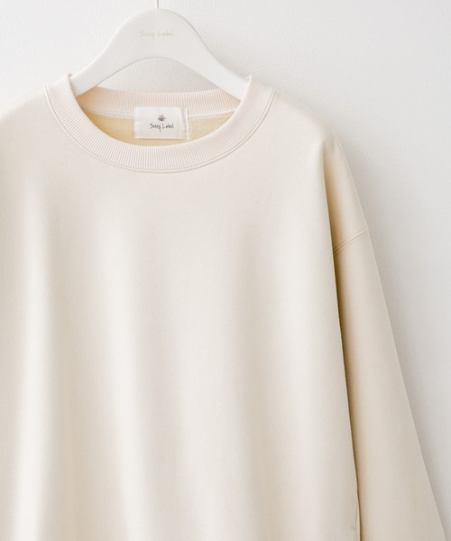 URBAN RESEARCH Sonny Label（アーバンリサーチサニーレーベル）の「フェイクスウェード裏起毛プルオーバー（スウェット・メンズ・アイボリー/ブラウン/チャコールグレー/ブルー・MEDIUM/LARGE）」の2枚目の写真