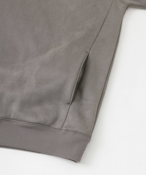 URBAN RESEARCH Sonny Label（アーバンリサーチサニーレーベル）の「フェイクスウェード裏起毛プルオーバー（スウェット・メンズ・アイボリー/ブラウン/チャコールグレー/ブルー・MEDIUM/LARGE）」の20枚目の写真