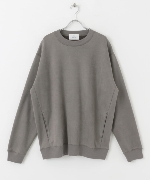 URBAN RESEARCH Sonny Label（アーバンリサーチサニーレーベル）の「フェイクスウェード裏起毛プルオーバー（スウェット・メンズ・アイボリー/ブラウン/チャコールグレー/ブルー・MEDIUM/LARGE）」の12枚目の写真