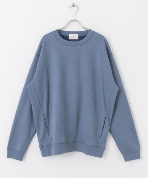 URBAN RESEARCH Sonny Label（アーバンリサーチサニーレーベル）の「フェイクスウェード裏起毛プルオーバー（スウェット・メンズ・アイボリー/ブラウン/チャコールグレー/ブルー・MEDIUM/LARGE）」の13枚目の写真