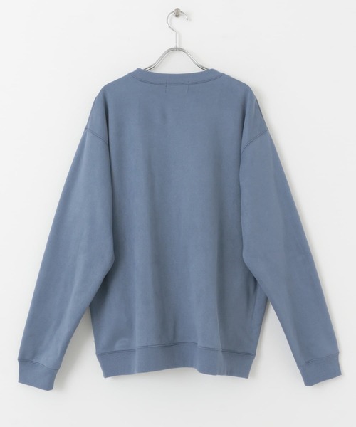 URBAN RESEARCH Sonny Label（アーバンリサーチサニーレーベル）の「フェイクスウェード裏起毛プルオーバー（スウェット・メンズ・アイボリー/ブラウン/チャコールグレー/ブルー・MEDIUM/LARGE）」の14枚目の写真