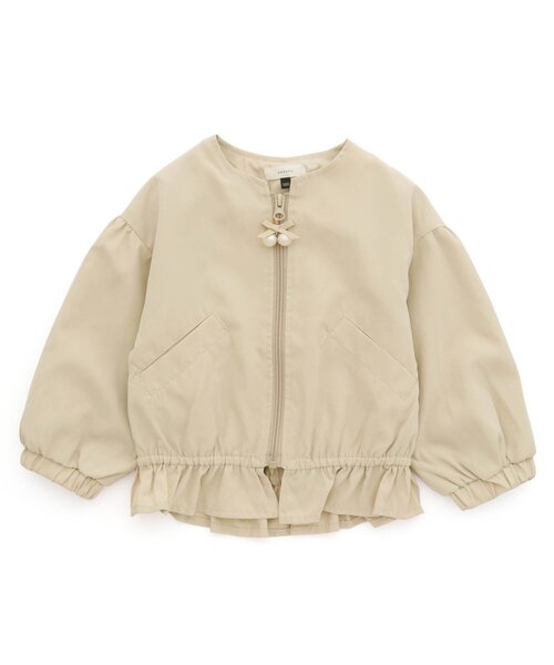 Seraph（セラフ）の「裾フリルデザインブルゾン（カーディガン/ボレロ・キッズ・ラベンダー/ピンク/ベージュ・90/130/100/80/110/140/120/95）」の8枚目の写真