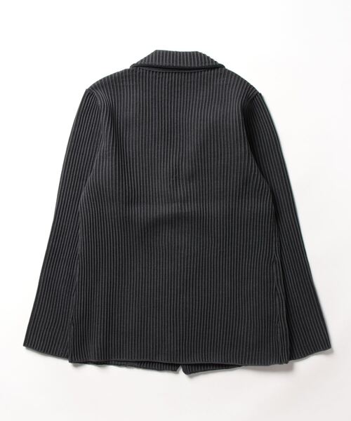MEN'S BIGI(メンズビギ)の「たて畝ニットジャケット(テーラードジャケット・メンズ・ブルー/チャコールグレー・03/02/01/04)」の11枚目の写真