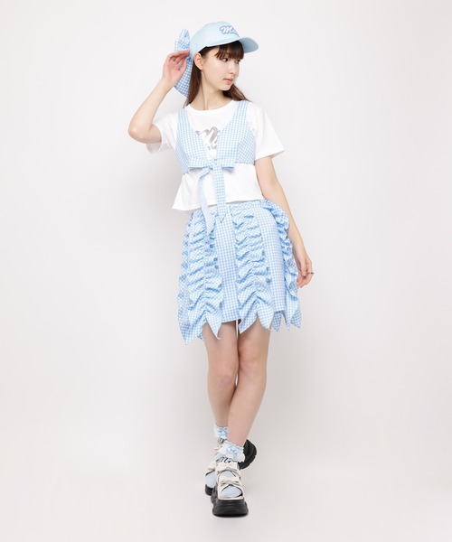 MILK（ミルク）の「Ruffle Touch ミニスカート（スカート・レディース・A/B・FREE）」の4枚目の写真