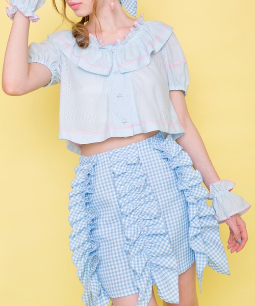 MILK（ミルク）の「Ruffle Touch ミニスカート（スカート・レディース・A/B・FREE）」の13枚目の写真