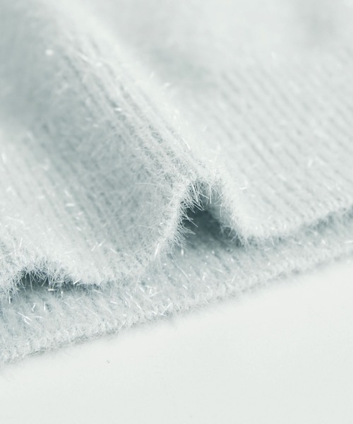 ROPE' PICNIC（ロペピクニック）の「ガラスヤーンニットベスト（ベスト・レディース・ブルー系その他4/オフホワイト・38）」の16枚目の写真