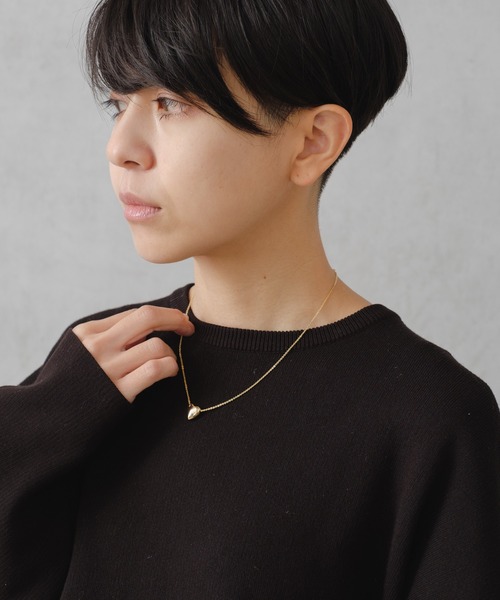 BIRTHDAY BAR(バースデイバー)の「Heart necklace ハートネックレス(ネックレス・レディース・ゴールド・フリー)」の2枚目の写真