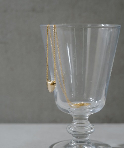 BIRTHDAY BAR(バースデイバー)の「Heart necklace ハートネックレス(ネックレス・レディース・ゴールド・フリー)」の4枚目の写真