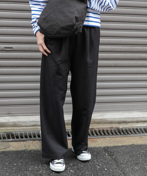FORK&SPOON(フォークアンドスプーン)の「FORK&SPOON TRイージーパンツ(その他パンツ・レディース・ブラック/グリーン系その他・2/1)」の3枚目の写真