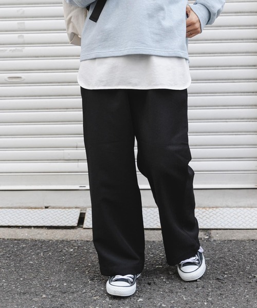 FORK&SPOON(フォークアンドスプーン)の「FORK&SPOON TRイージーパンツ(その他パンツ・レディース・ブラック/グリーン系その他・2/1)」の9枚目の写真