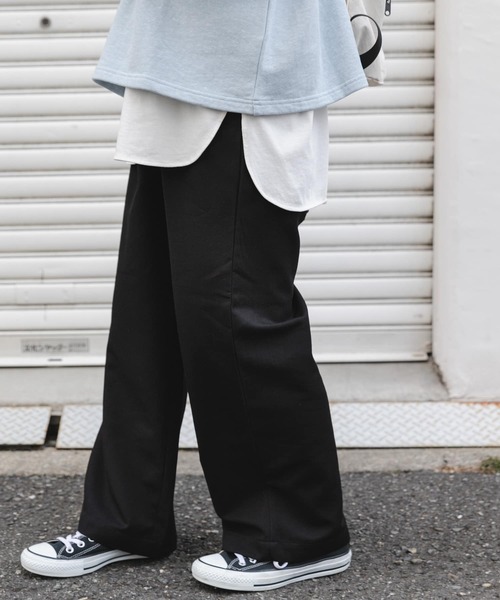 FORK&SPOON(フォークアンドスプーン)の「FORK&SPOON TRイージーパンツ(その他パンツ・レディース・ブラック/グリーン系その他・2/1)」の10枚目の写真
