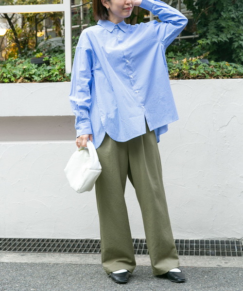 FORK&SPOON(フォークアンドスプーン)の「FORK&SPOON TRイージーパンツ(その他パンツ・レディース・ブラック/グリーン系その他・2/1)」の17枚目の写真