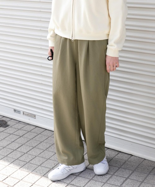 FORK&SPOON(フォークアンドスプーン)の「FORK&SPOON TRイージーパンツ(その他パンツ・レディース・ブラック/グリーン系その他・2/1)」の22枚目の写真