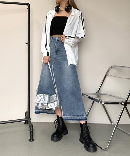 non-hedge（ノンヘッジ）の「ダブルポケットナイロンバッグ（ショルダーバッグ・レディース・ブラック/シルバー・FREE）」の9枚目の写真