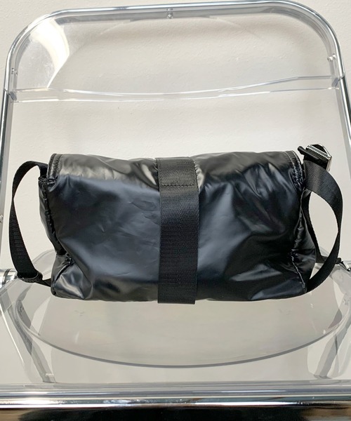 non-hedge（ノンヘッジ）の「ダブルポケットナイロンバッグ（ショルダーバッグ・レディース・ブラック/シルバー・FREE）」の22枚目の写真