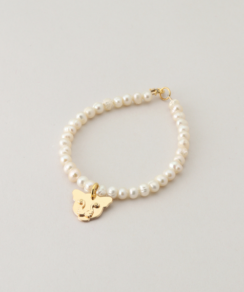 VERMEIL par iena（ヴェルメイユパーイエナ）の「【MERCEDES SALAZAR/メルセデス サラザール】別注 ジャガーブレスレット（ブレスレット・レディース・アイボリー・FREE）」の2枚目の写真