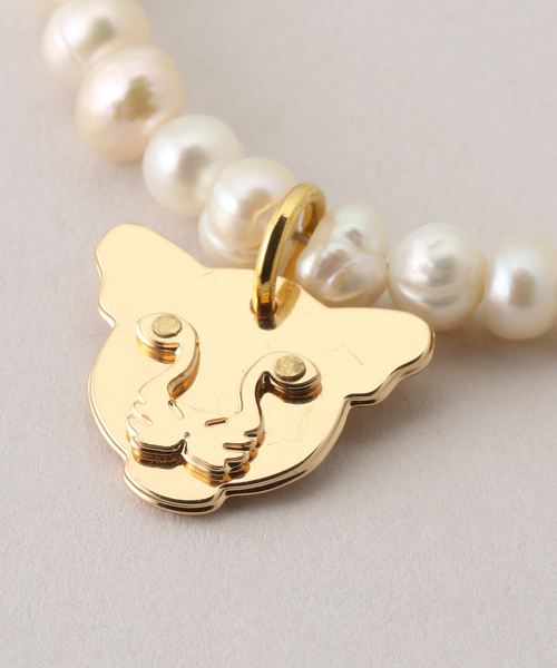 VERMEIL par iena（ヴェルメイユパーイエナ）の「【MERCEDES SALAZAR/メルセデス サラザール】別注 ジャガーブレスレット（ブレスレット・レディース・アイボリー・FREE）」の6枚目の写真