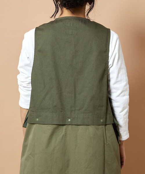 WORKWARE × Freada ミリタリー2WAYロングベスト Freada（フリーダ）の「WORKWARE × Freada/ワークウェア 別注
