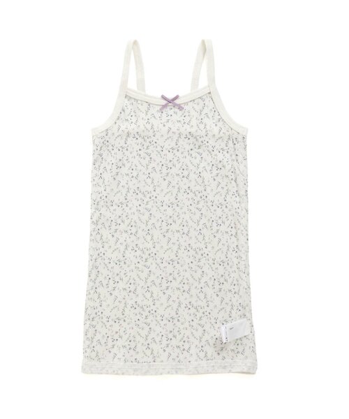 apres les cours（アプレレクール）の「深あきインナーキャミソール_一部WEB限定カラー（キャミソール・キッズ・ベージュ/アイボリー/オフホワイト/ラベンダー/キナリ/その他3/ブラック・100/110/130/90/120/80）」の7枚目の写真