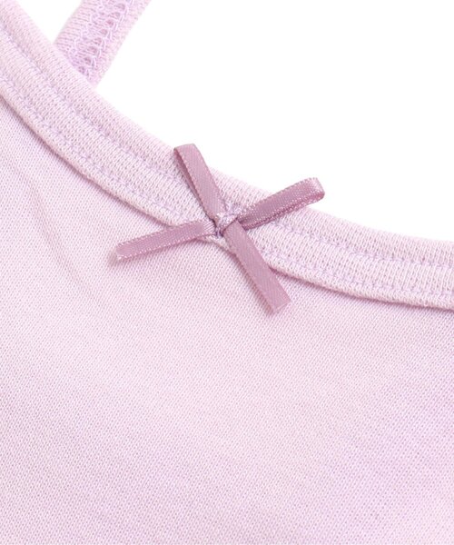 apres les cours（アプレレクール）の「深あきインナーキャミソール_一部WEB限定カラー（キャミソール・キッズ・ベージュ/アイボリー/オフホワイト/ラベンダー/キナリ/その他3/ブラック・100/110/130/90/120/80）」の12枚目の写真