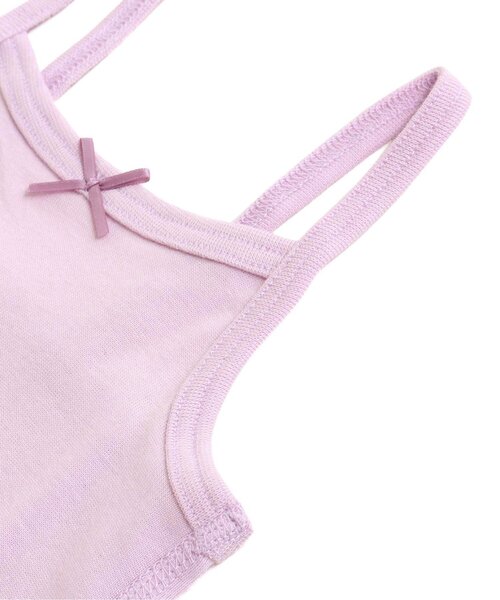 apres les cours（アプレレクール）の「深あきインナーキャミソール_一部WEB限定カラー（キャミソール・キッズ・ベージュ/アイボリー/オフホワイト/ラベンダー/キナリ/その他3/ブラック・100/110/130/90/120/80）」の13枚目の写真