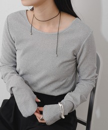 Kastane | ラメクルーインナー(Tシャツ/カットソー)