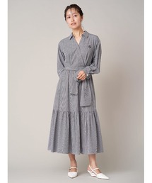chesty カシュクールシャツワンピース　グリーン カシュクールシャツワンピース |【公式】Chestyオンラインショップ