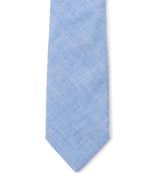 TRANS CONTINENTS（トランスコンチネンツ）の「TRANS CONTINENTS　リネン混ネクタイ　無地　ブラック/ブラウン/グリーン/サックス/ブルー/ネイビー（ネクタイ・メンズ・ブルー/グリーン/サックスブルー/ブラウン/ネイビー/ブラック・FREE）」の15枚目の写真