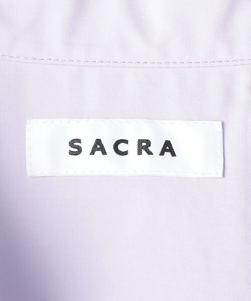 SACRA（サクラ）の「＜SACRA＞ビッグシャツ（シャツ/ブラウス・レディース・ライラック・38）」の15枚目の写真