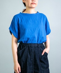 OMNIGOD（オムニゴッド）の「[OMNIGOD womens / オムニゴッド] ダブルガーゼフレンチスリーブガーデナーシャツ（シャツ/ブラウス）」